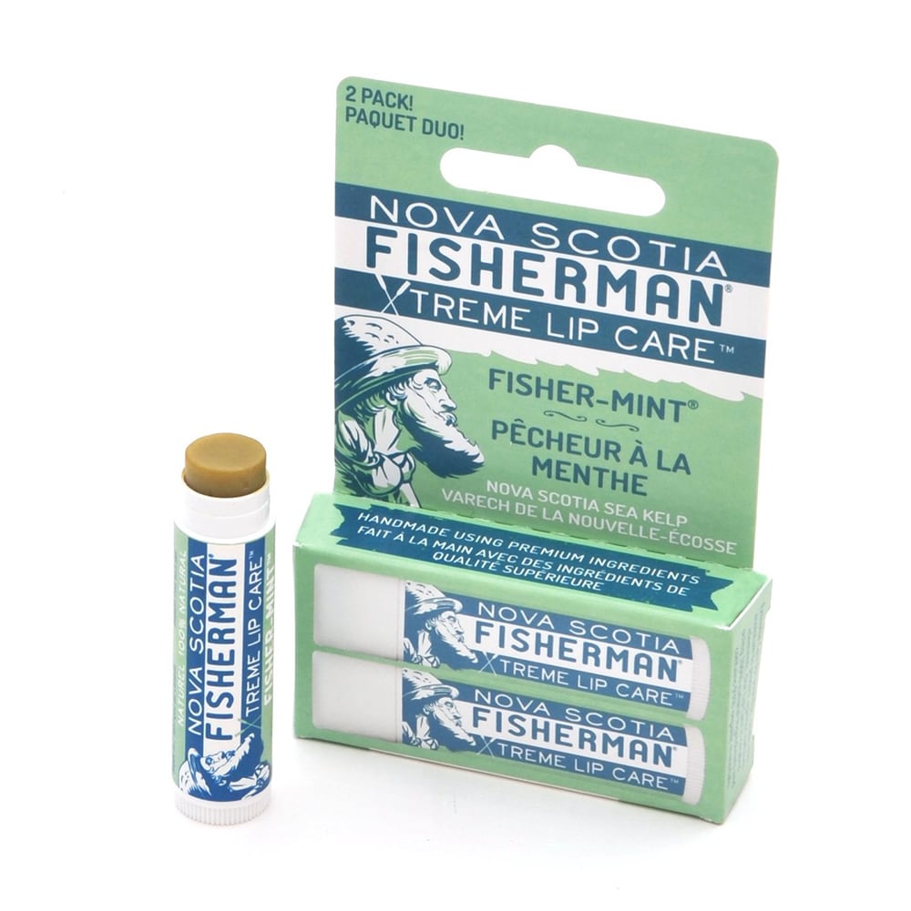 NOVA SCOTIA FISHERMAN ノバスコシア・フィッシャーマン LIP BALM FISHERMINT STICK DOUBLE PACK リップバーム フィッシャーミント スティック ダブルパック