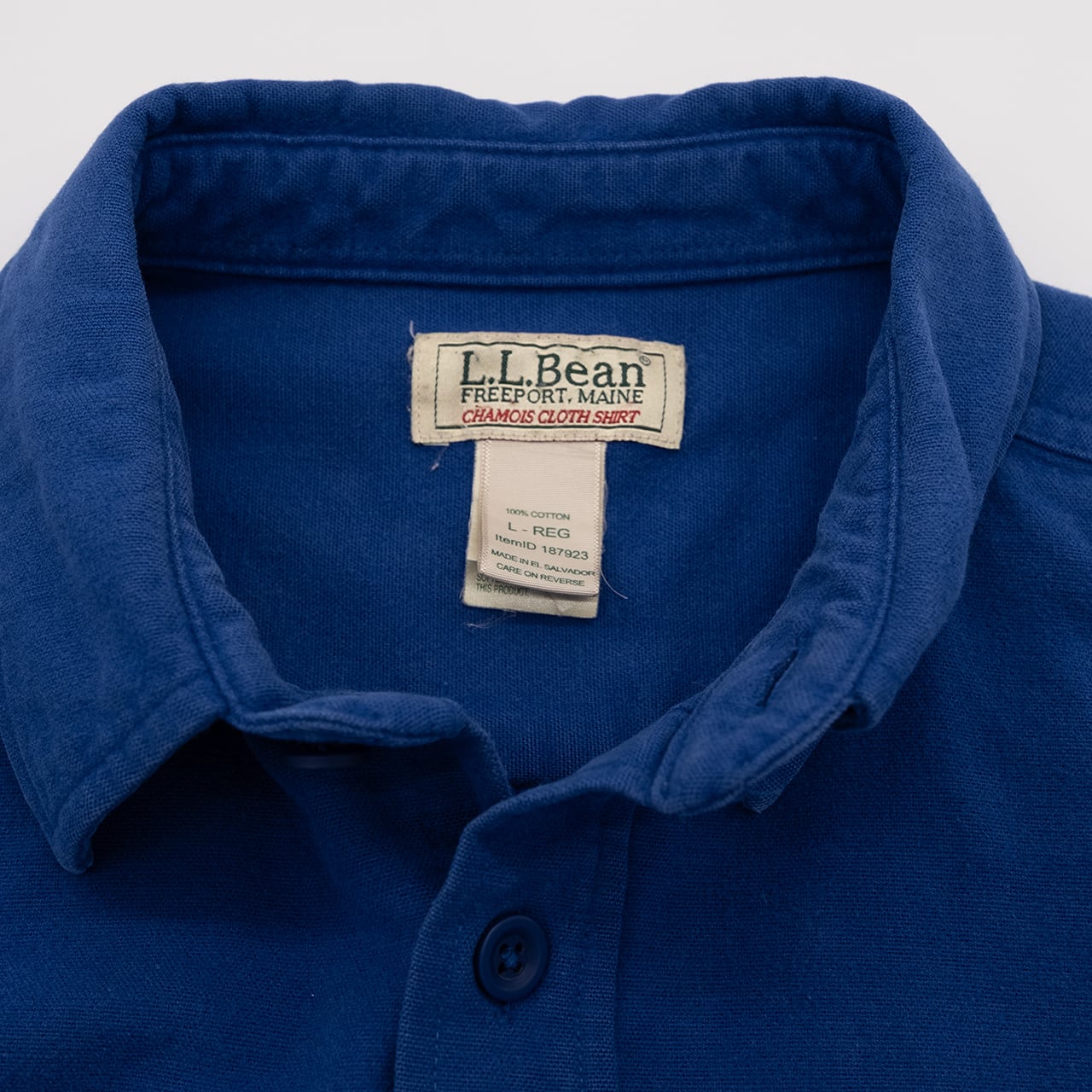【USED】80s L.L.Bean Chamois Cloth Shirt エルエルビーン シャミークロスシャツ