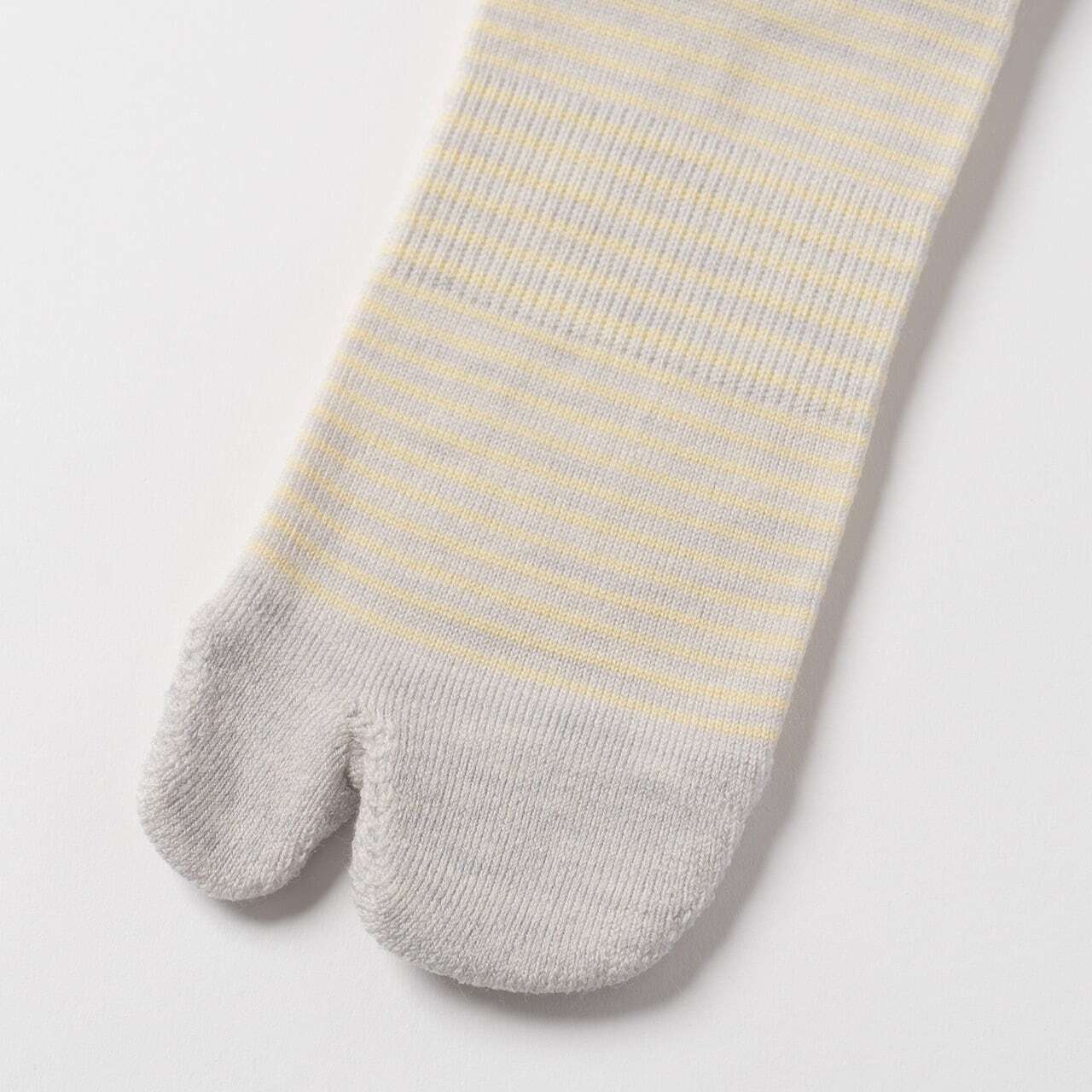 【DM便190円】NODAL Merino Wool Stripe Socks（Light Gray） ノーダル メリノウール ストライプソックス ライトグレー NDY06