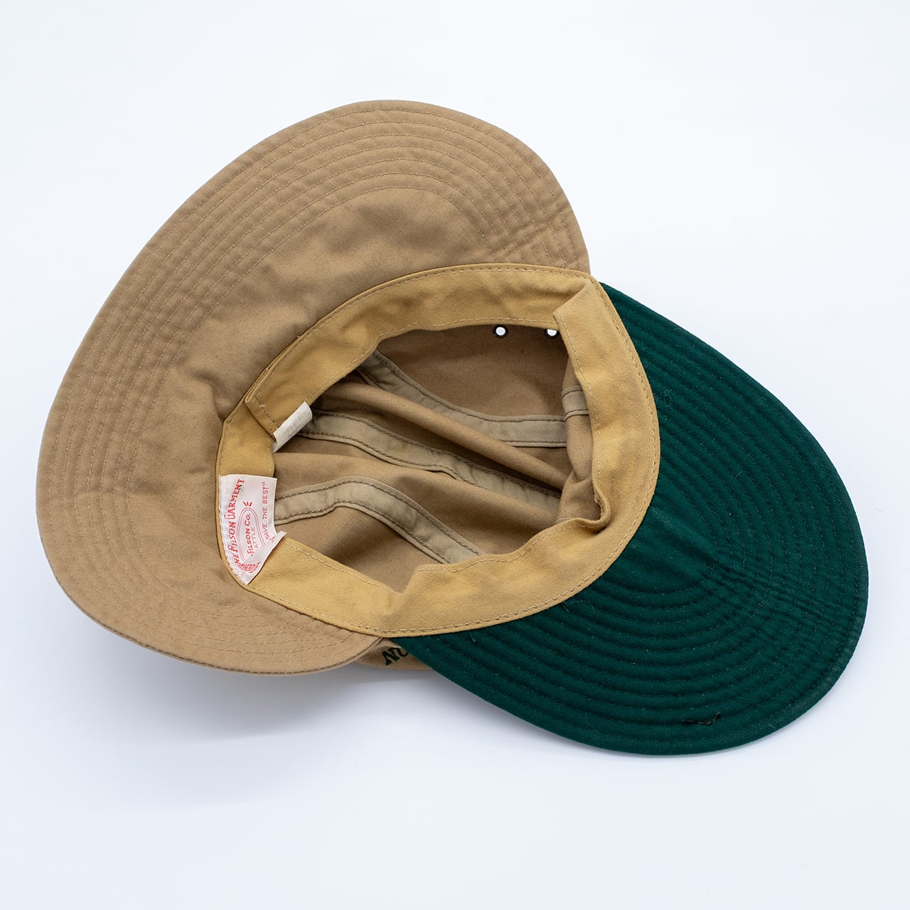 【USED】90s FILSON Duck Bill Neck Guard Flap Cap フィルソン ダックビルネックフラップキャップ USA製