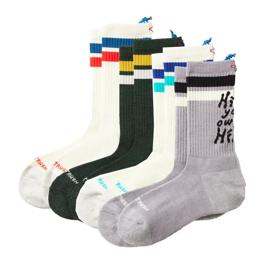 【DM便190円】HIKER TRASH ハイカートラッシュ H.Y.O.H ”HIKE TREK CREW”（HT30004）