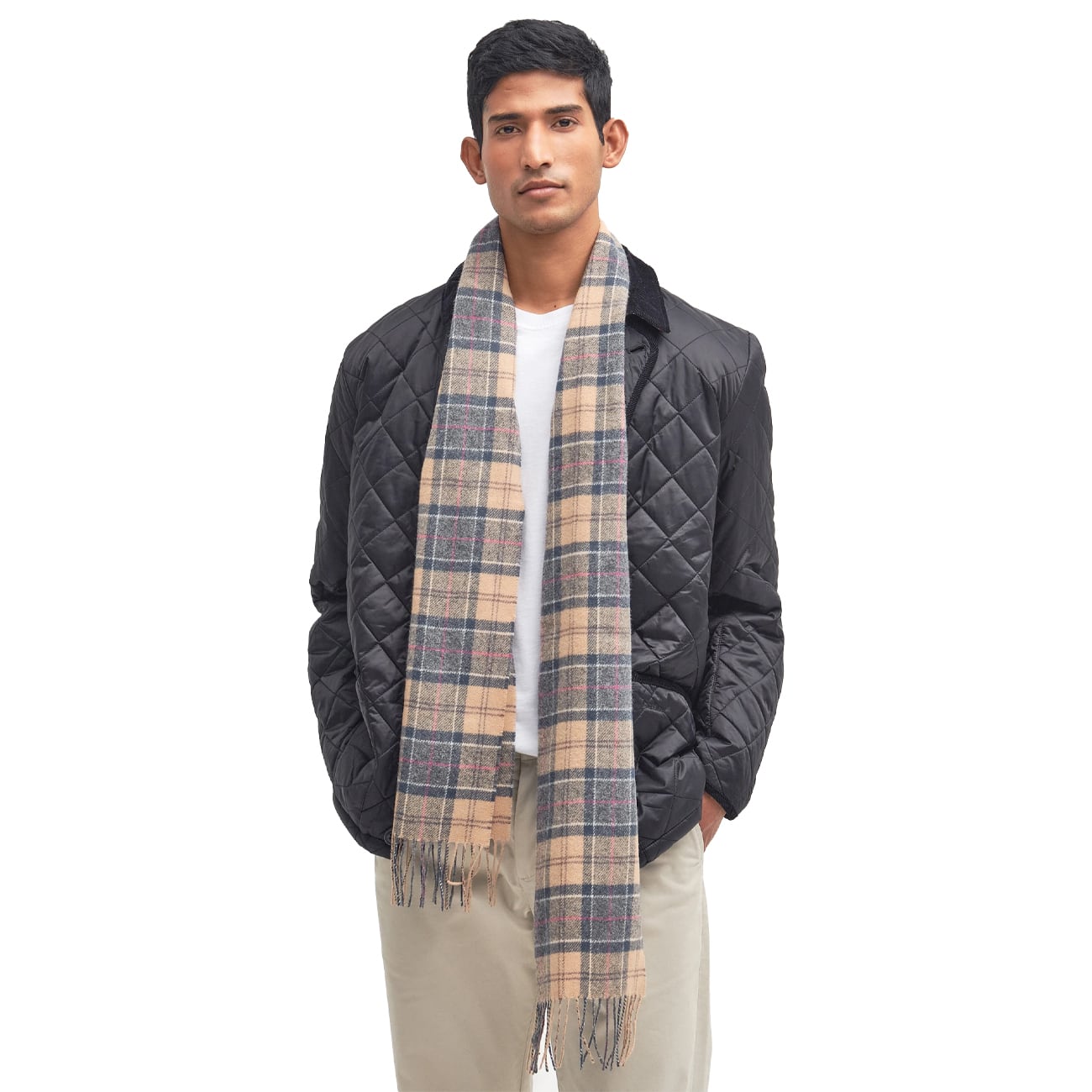 Barbour バブアー Tartan Lambswool Scarf Dress タータン ラムズウールスカーフ USC001