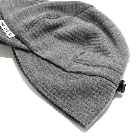 【DM便190円】RIDGE MOUNTAIN GEAR リッジマウンテンギア Grid Merino Earmuff Cap グリッドメリノ イヤーマフキャップ