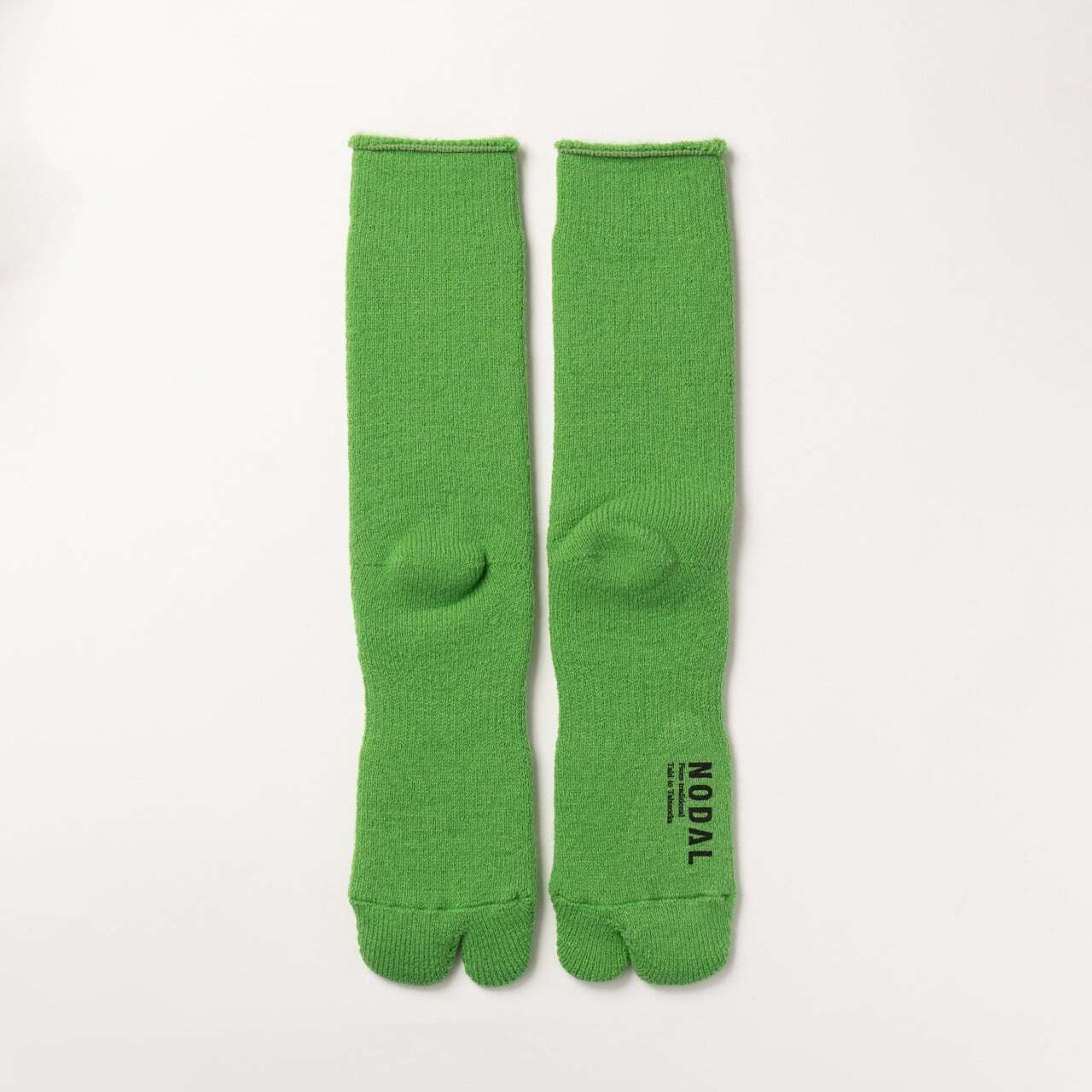 【DM便190円】NODAL Brushed Pile Socks（Lettuce） 裏起毛のパイルソックス NDY10
