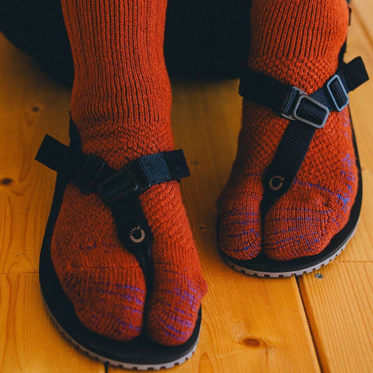 【DM便190円】NODAL 84N Wool Long Socks（Brown） ウールロングソックス NDY09