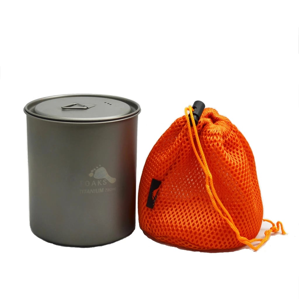 TOAKS トークス LIGHT TITANIUM 750ML POT WITHOUT HANDLE ライトチタンポット 750ml ハンドルなし