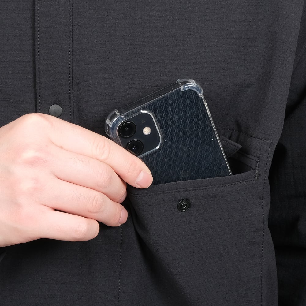 AXESQUIN ELEMENTS アクシーズクインエレメンツ ソフトシェルフリースのプルオーバーシャツ