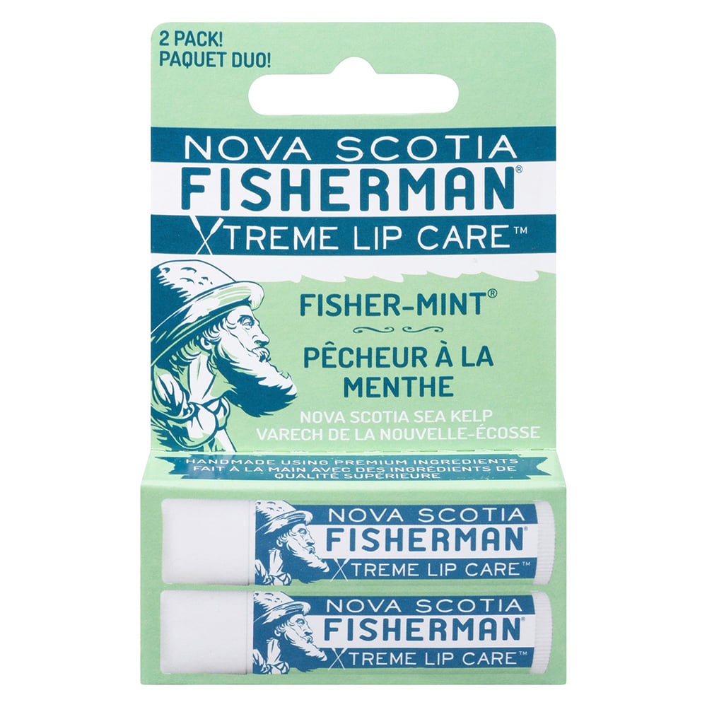 NOVA SCOTIA FISHERMAN ノバスコシア・フィッシャーマン LIP BALM FISHERMINT STICK DOUBLE PACK リップバーム フィッシャーミント スティック ダブルパック