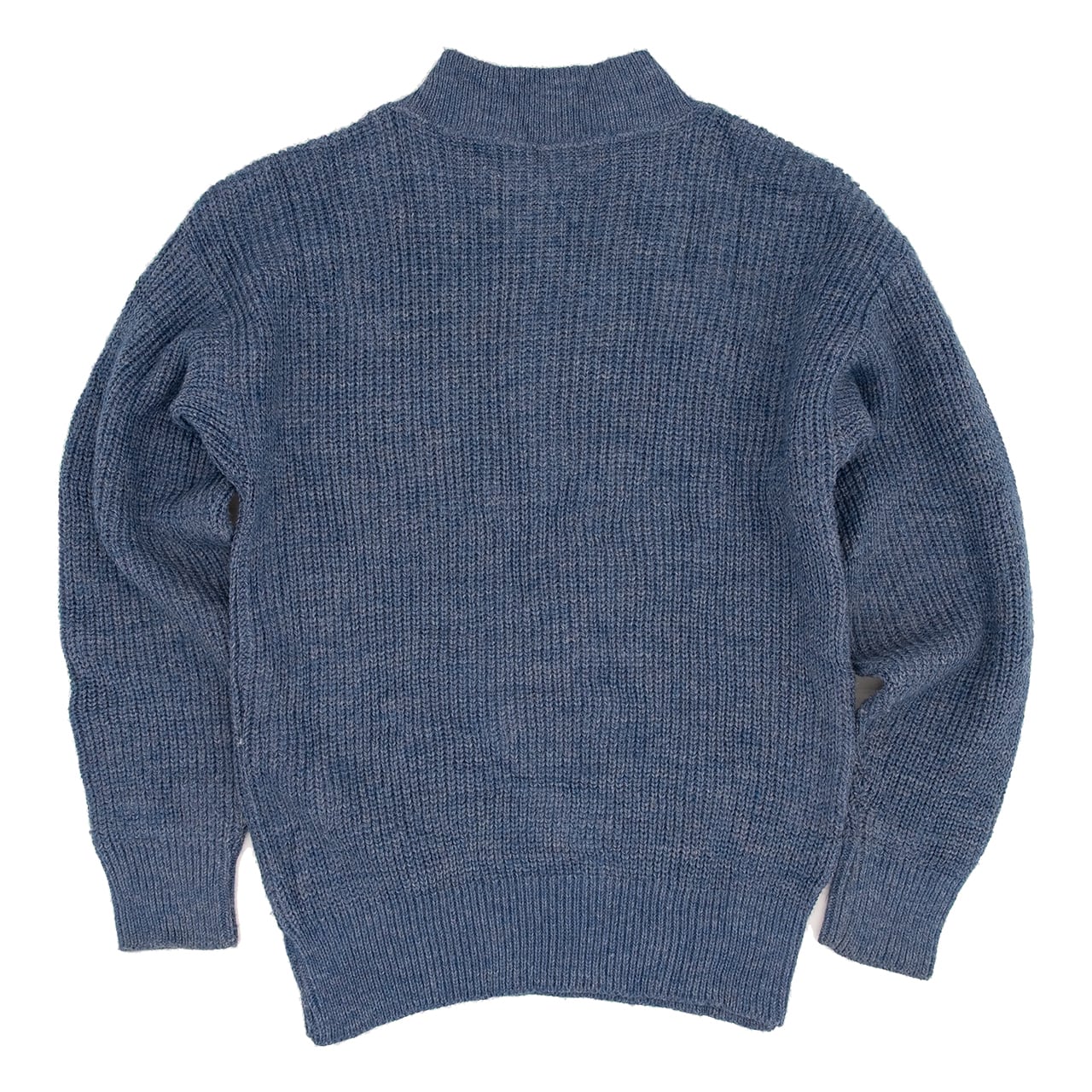 【USED】80s L.L.Bean Henley neck Sweater ヘンリーネックニットセーター made in USA