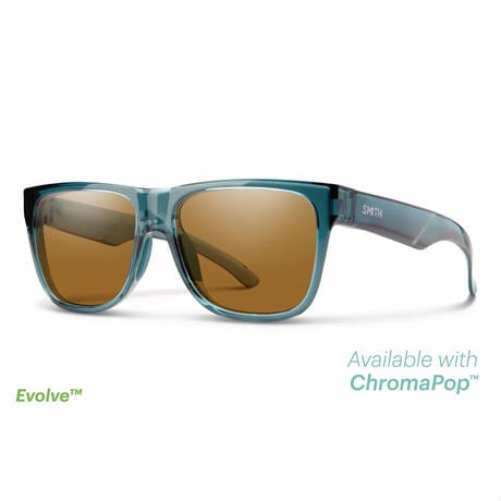 SMITH｜Lowdown 2 Crystal Stone Green（ChromaPop Polarized Brown）