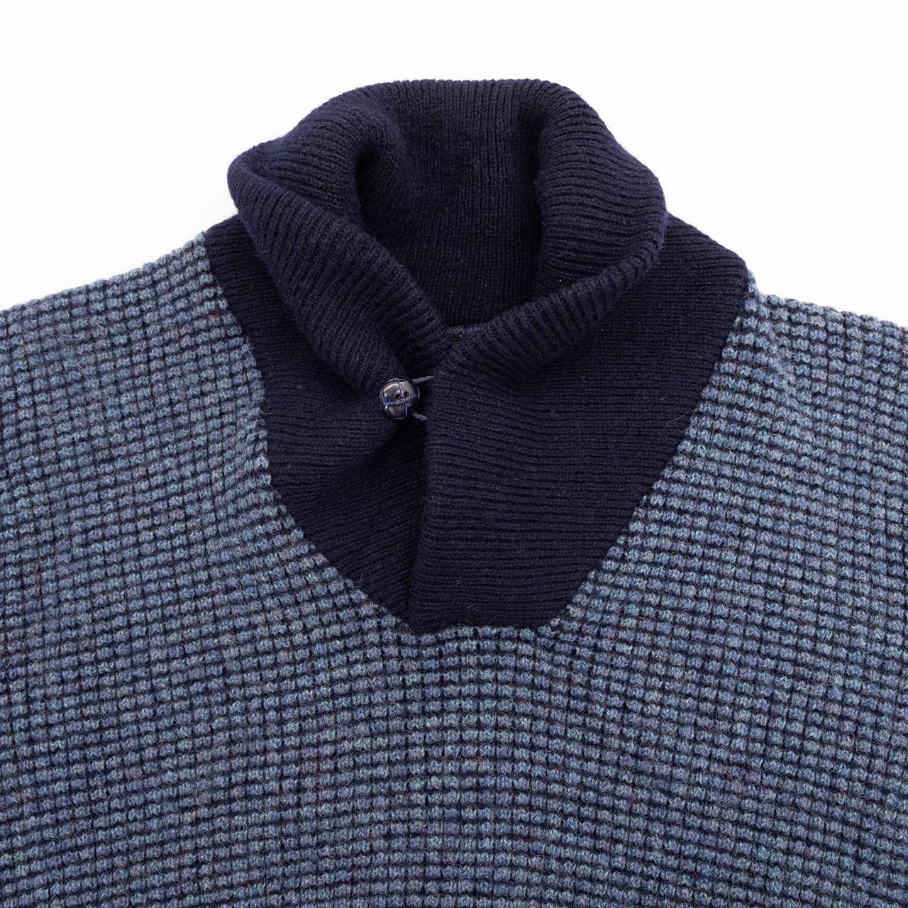 【USED】80s Eddie Bauer Shawl Collar Knit Sweater エディーバウアー ショールカラーニットセーター 黒タグ
