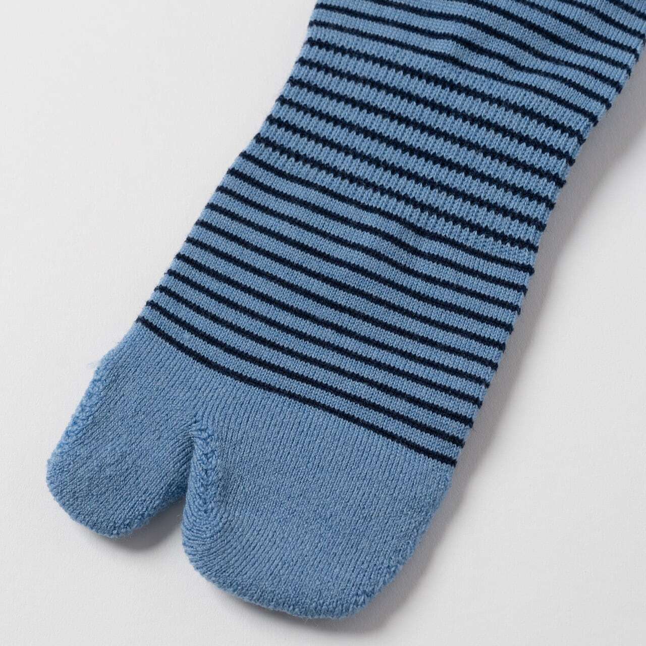 【DM便190円】NODAL Merino Wool Stripe Socks（Light Blue） ノーダル メリノウール ストライプソックス ライトブルー NDY06