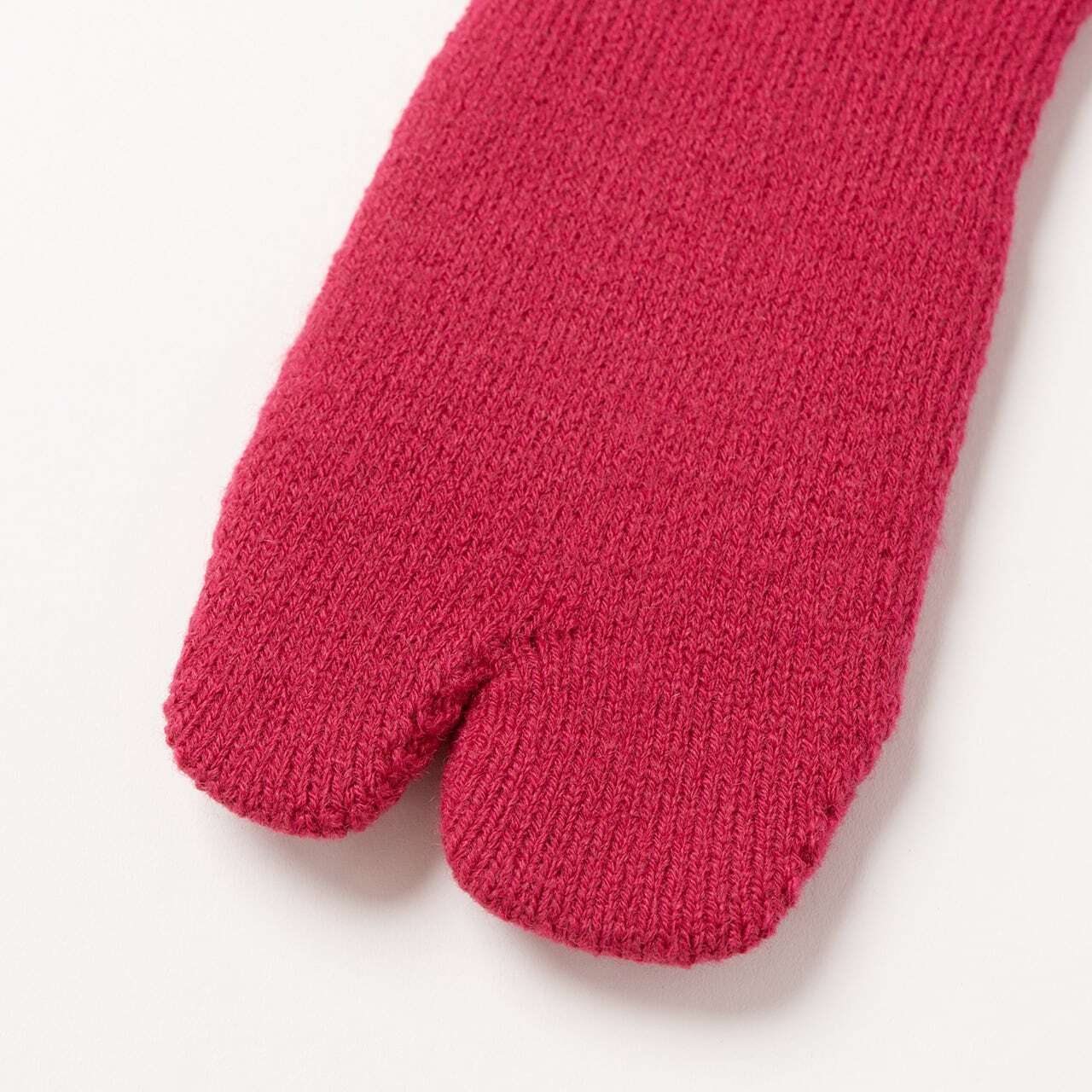 【DM便190円】NODAL Brushed Pile Socks（Berry） 裏起毛のパイルソックス NDY10