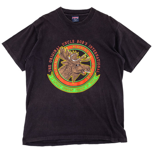 【USED】90s JANSPORT Uncle Bob's International Moose Lodge T USA製