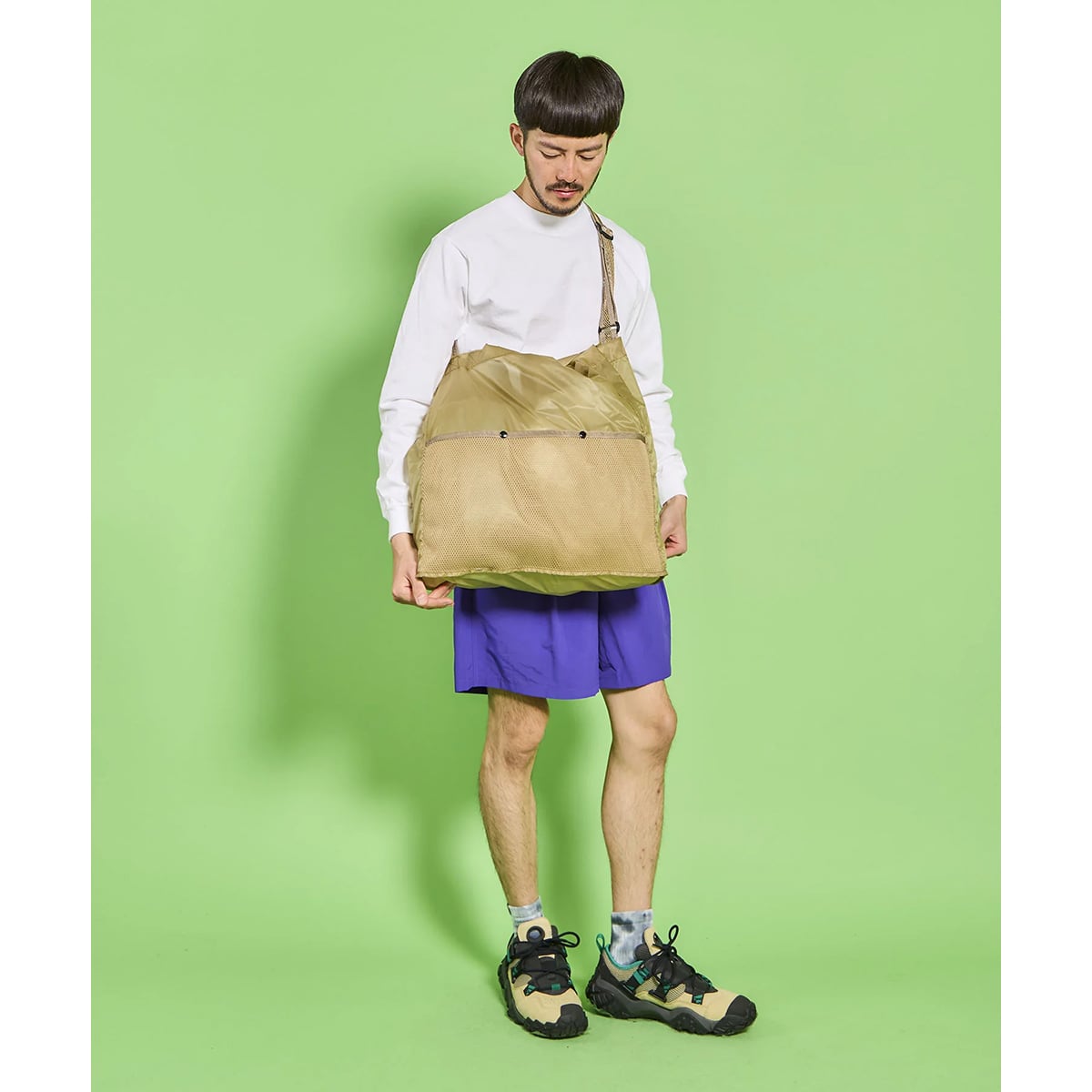 【DM便190円】BURLAP OUTFITTER バーラップ アウトフィッター FOLDING SHOULDER TOTE フォールディング ショルダートート