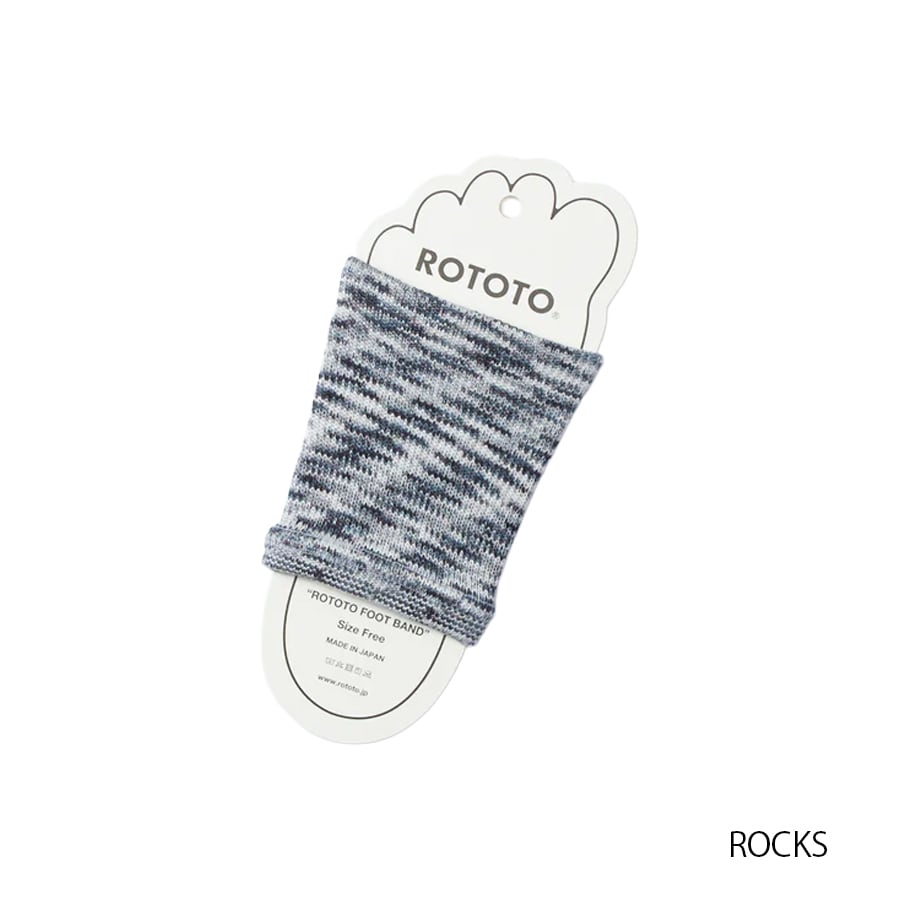 【DM便190円】ROTOTO ロトト R1142-211 FOOT BAND ”KASURI”  フットバンド カスリ