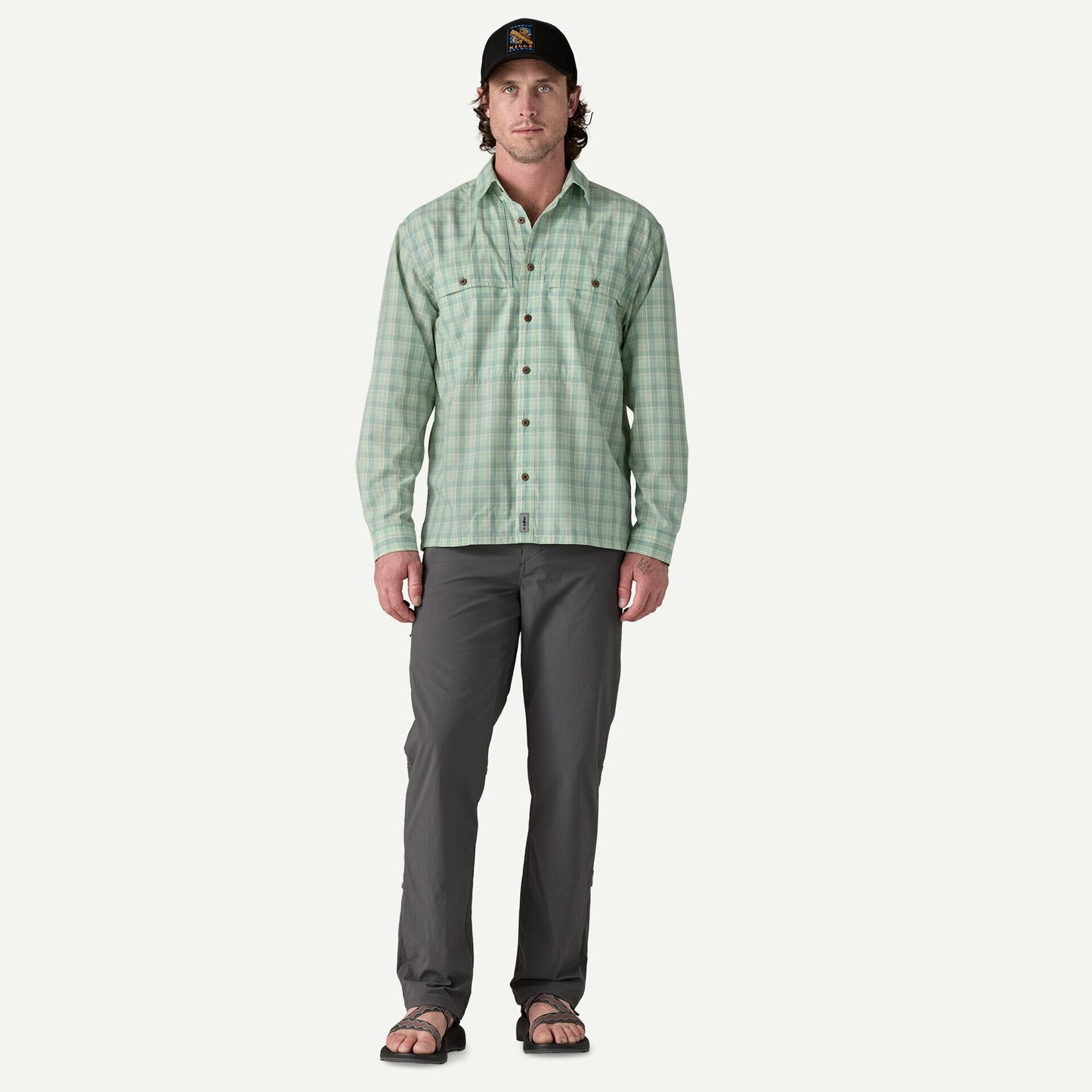 Patagonia パタゴニア Men's Long-Sleeved Island Hopper Shirt メンズ・ロングスリーブ・アイランド・ホッパー・シャツ 52183