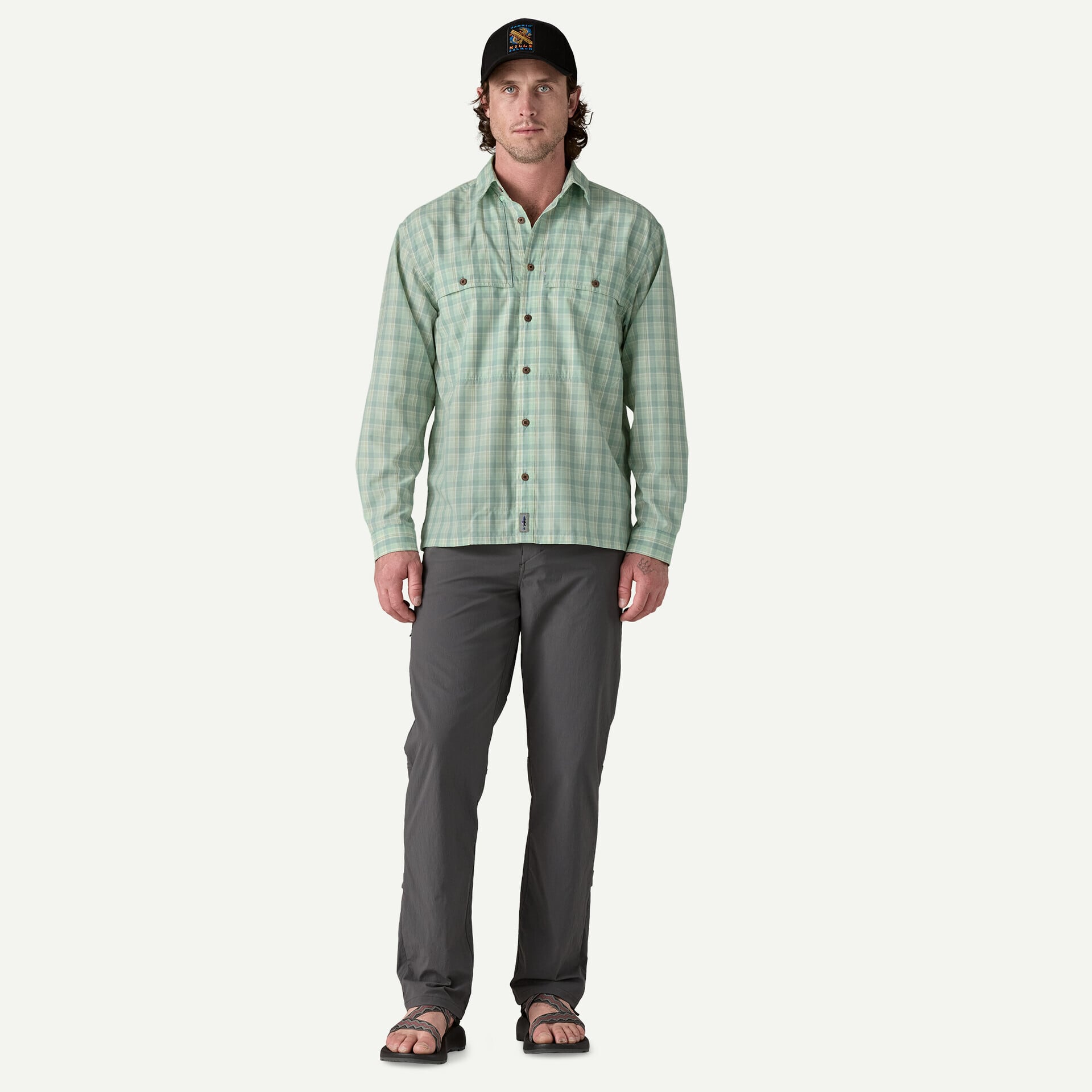 Patagonia パタゴニア Men's Long-Sleeved Island Hopper Shirt メンズ・ロングスリーブ・アイランド・ホッパー・シャツ 52183
