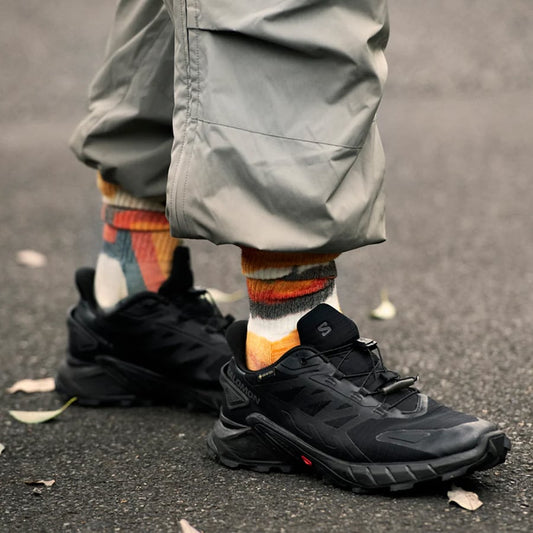【DM便190円】ROTOTO ロトト ALLROUNDER ”MERINO CREW TIE DYE” オールラウンダー ”メリノ クルー タイダイ”