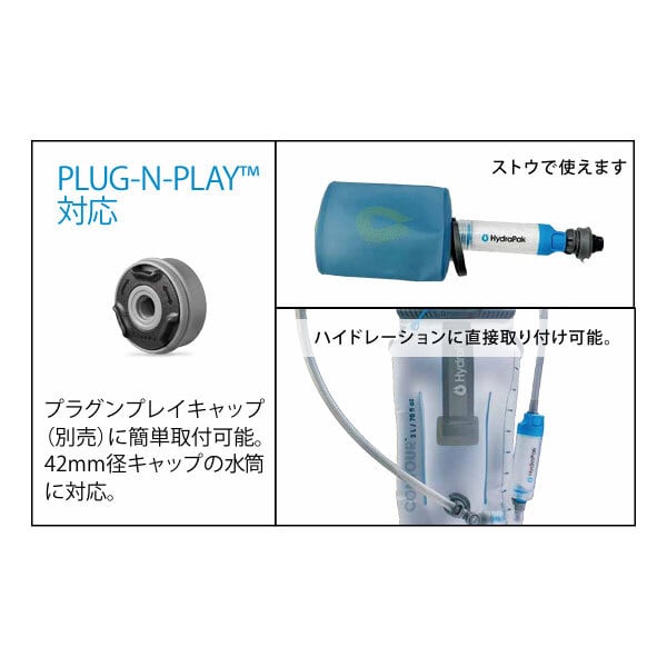HydraPak ハイドラパック 28mm PNP インラインフィルター