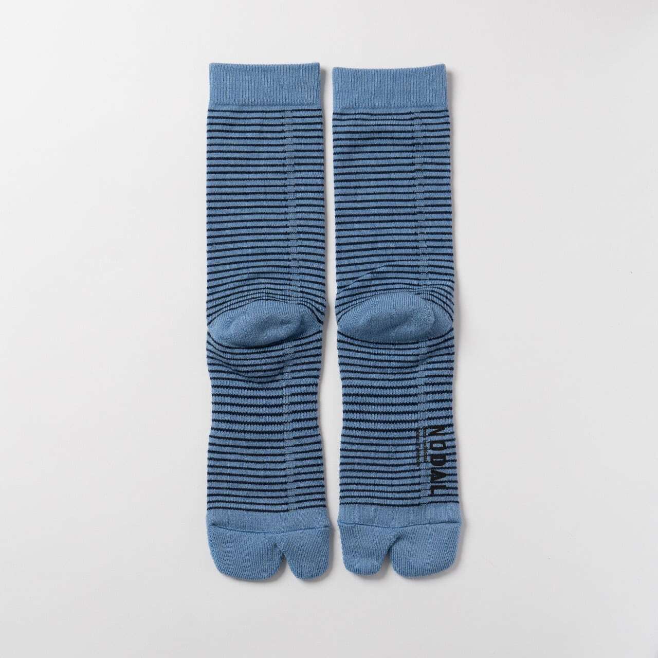 【DM便190円】NODAL Merino Wool Stripe Socks（Light Blue） ノーダル メリノウール ストライプソックス ライトブルー NDY06