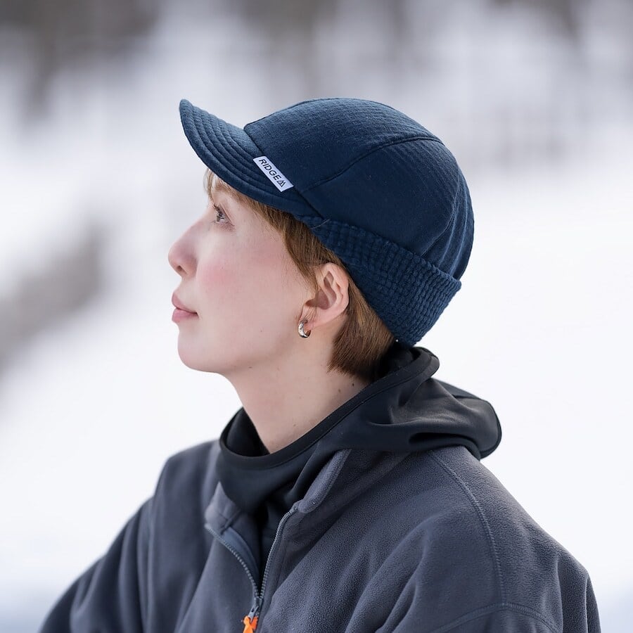 【DM便190円】RIDGE MOUNTAIN GEAR リッジマウンテンギア Grid Merino Earmuff Cap グリッドメリノ イヤーマフキャップ