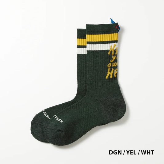 【DM便190円】HIKER TRASH ハイカートラッシュ H.Y.O.H ”HIKE TREK CREW”（HT30004）