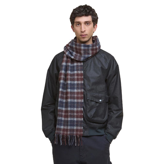 Barbour バブアー Tartan Lambswool Scarf Midnight Oak Tartan タータン ラムズウールスカーフ USC001