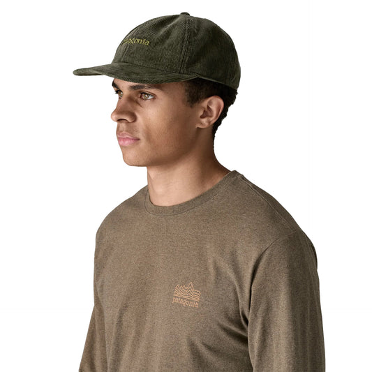 Patagonia パタゴニア Corduroy Cap コーデュロイ・キャップ Text Logo: Old Growth Green 33535