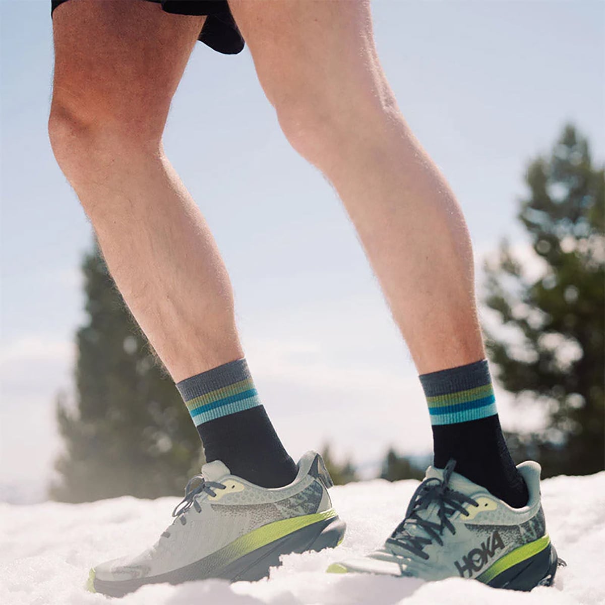 Feetures フィーチャーズ Merino 10 Max Cushion Mini Crew Luminous Black