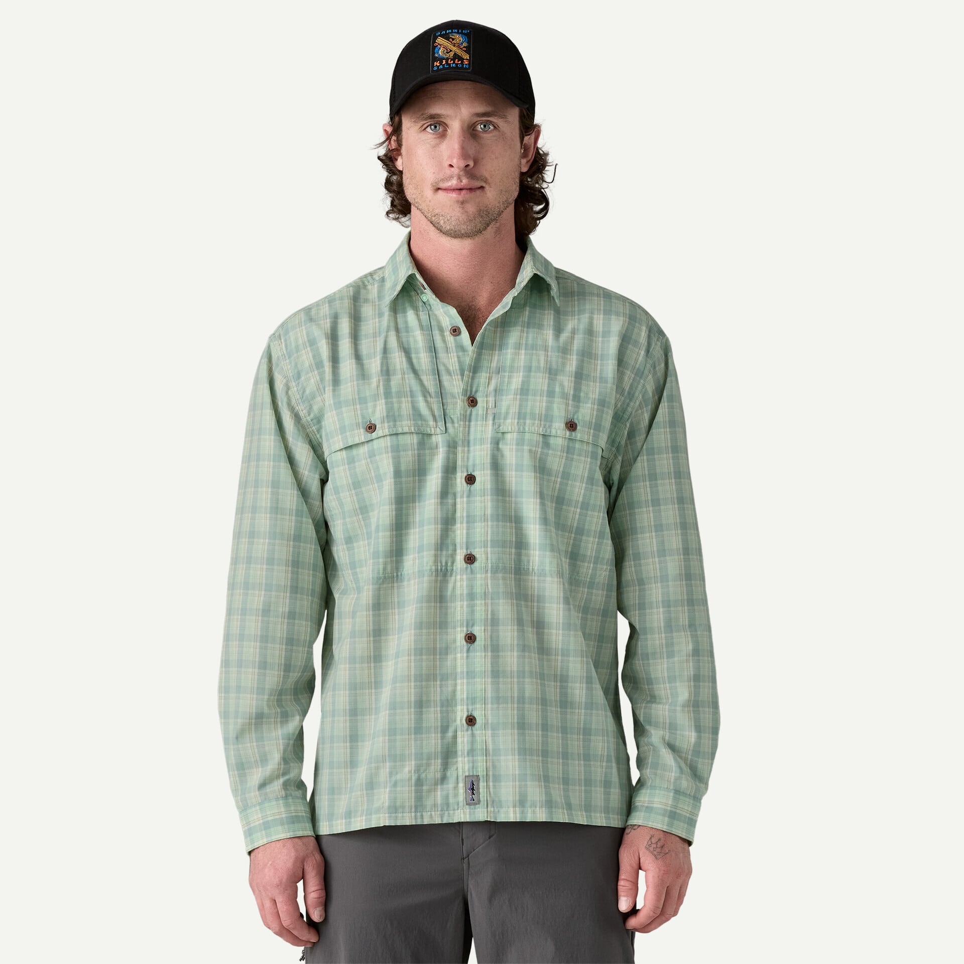 Patagonia パタゴニア Men's Long-Sleeved Island Hopper Shirt メンズ・ロングスリーブ・アイランド・ホッパー・シャツ 52183