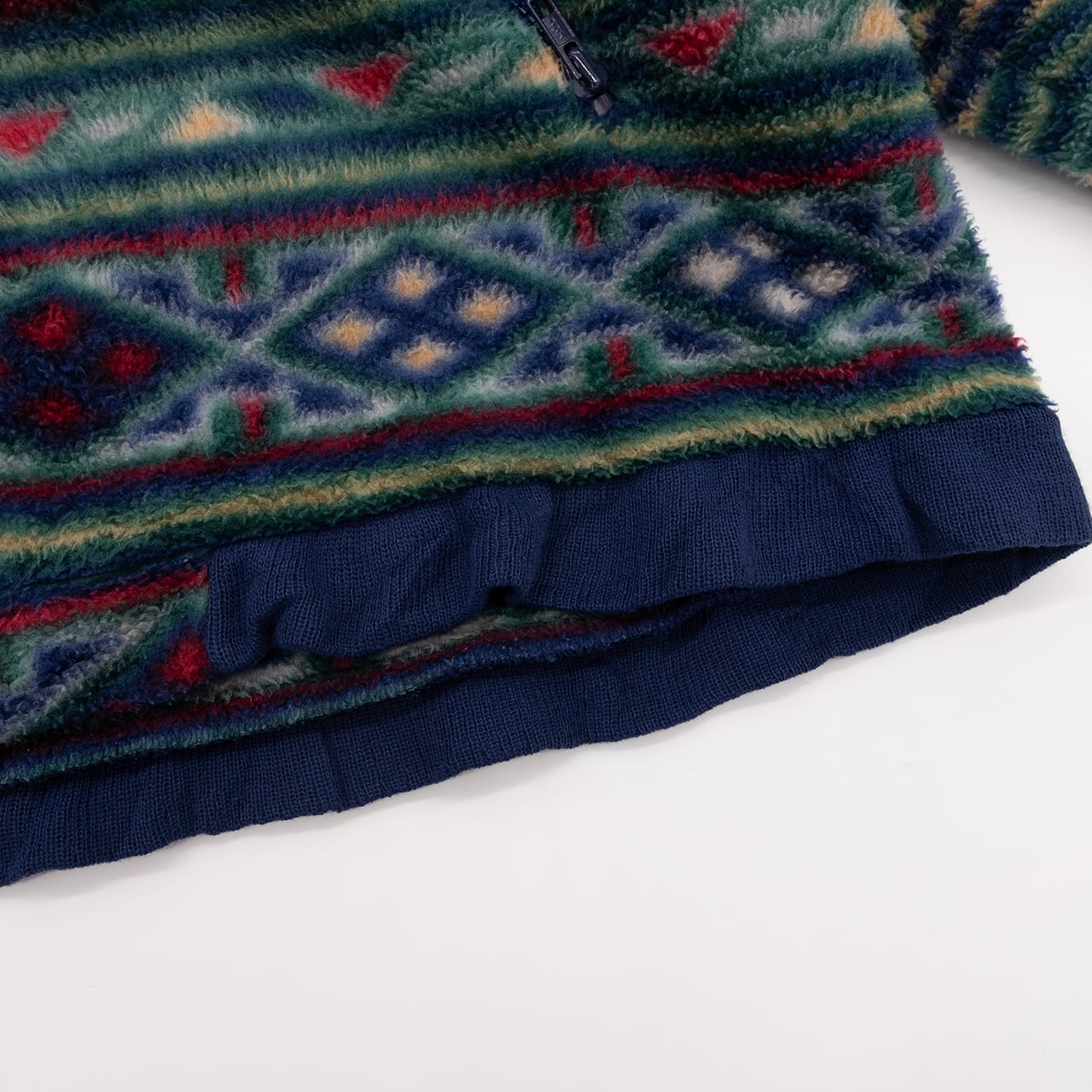 【USED】90s LANDS' END ランズエンド Fleece Jacket フリースジャケット made in USA