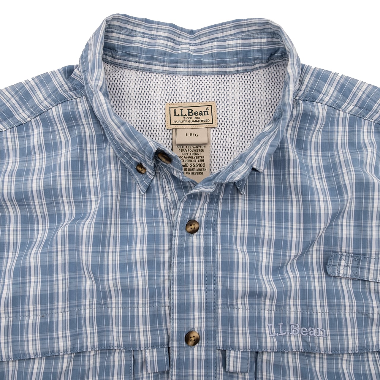 【USED】00s L.L.Bean FISHING Check Shirt エルエルビーン フィッシングチェックシャツ