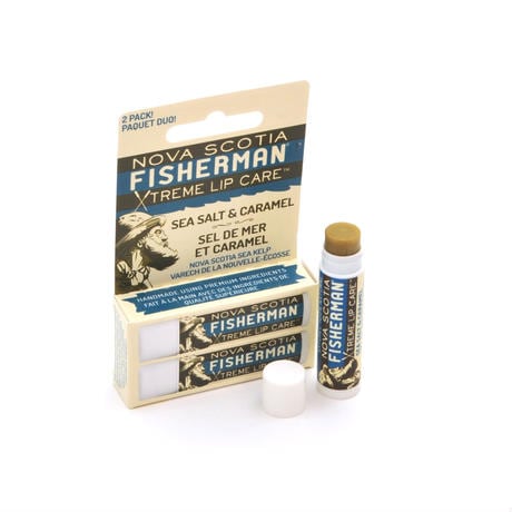 NOVA SCOTIA FISHERMAN ノバスコシア フィッシャーマン SEA SALT & CARAMEL LIP BALM  DOUBLE PACK シーソルト&キャラメル リップバーム ダブルパック