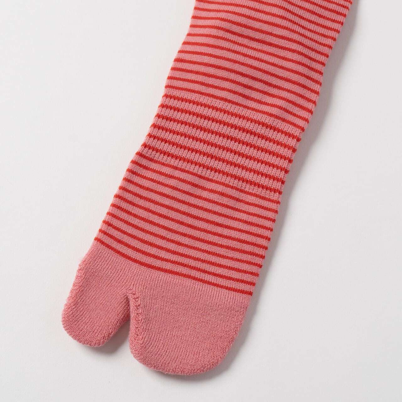 【DM便190円】NODAL Merino Wool Stripe Socks（Pink） ノーダル メリノウール ストライプソックス ピンク NDY06