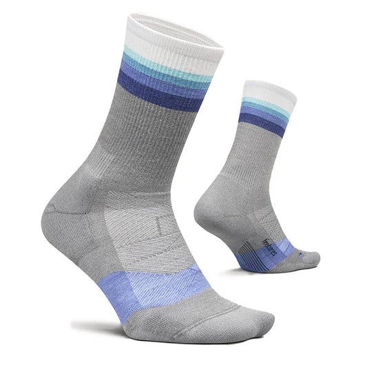 Feetures フィーチャーズ Merino 10 Max Cushion Mini Crew Luminous Gray