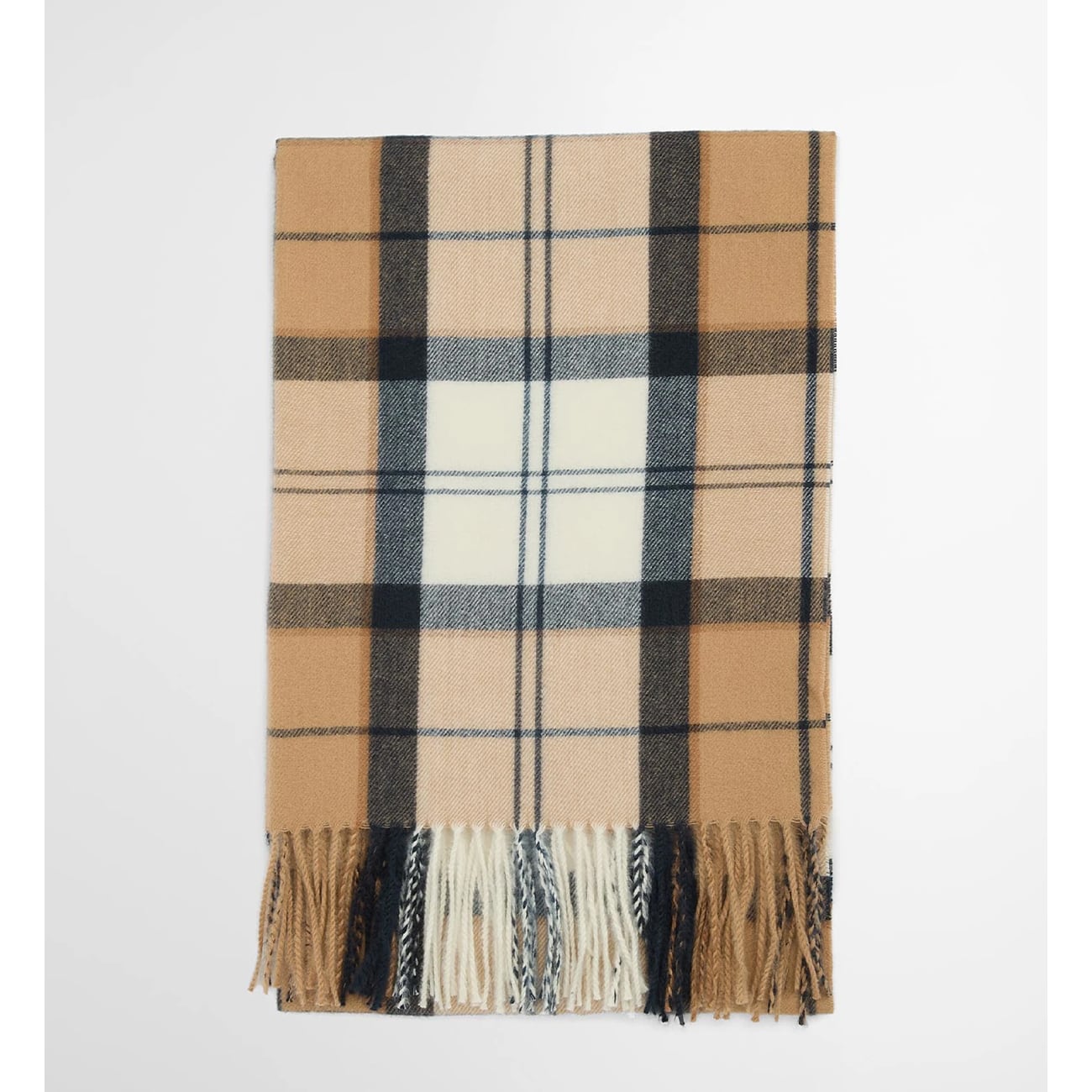 Barbour バブアー Hailes Tartan Scarf Hessian Navy Tartan ヘイルズ タータンチェックスカーフ LSC0426