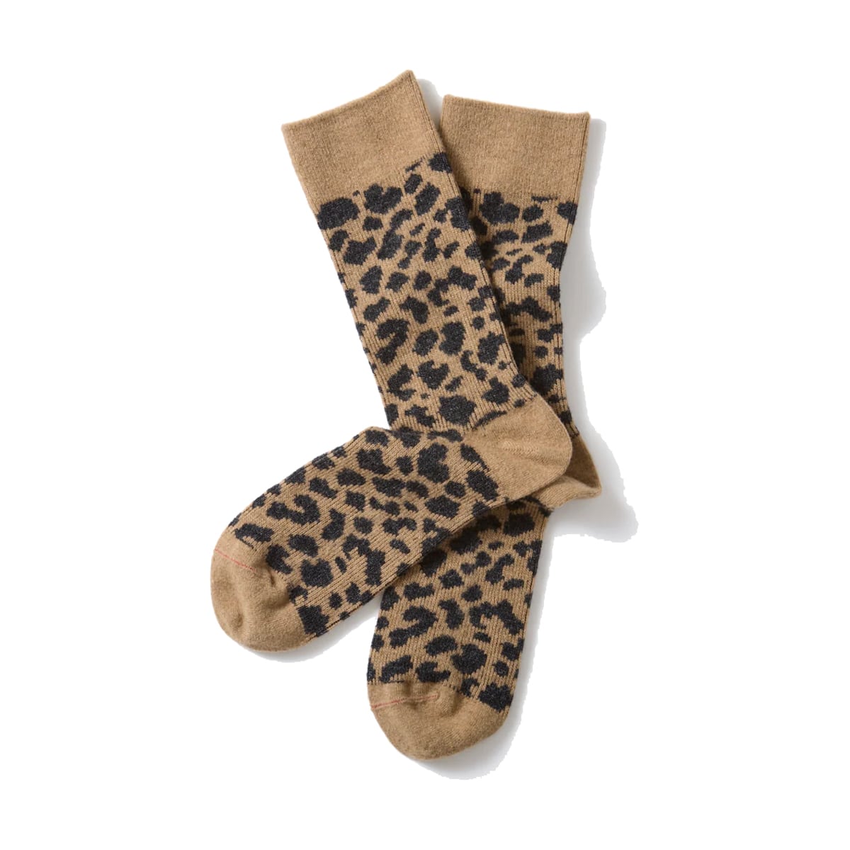 【DM便190円】ROTOTO ロトト LEOPARD PATTERN MERINO SOCKS レオパードパターン メリノソックス R1627-252