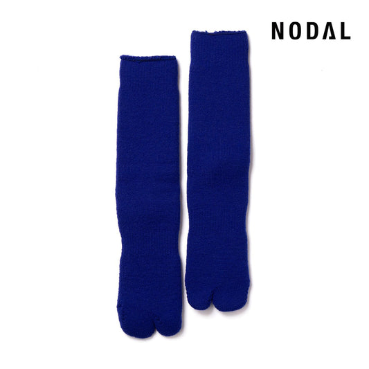 【DM便190円】NODAL Brushed Pile Socks（Royal Blue） 裏起毛のパイルソックス NDY10