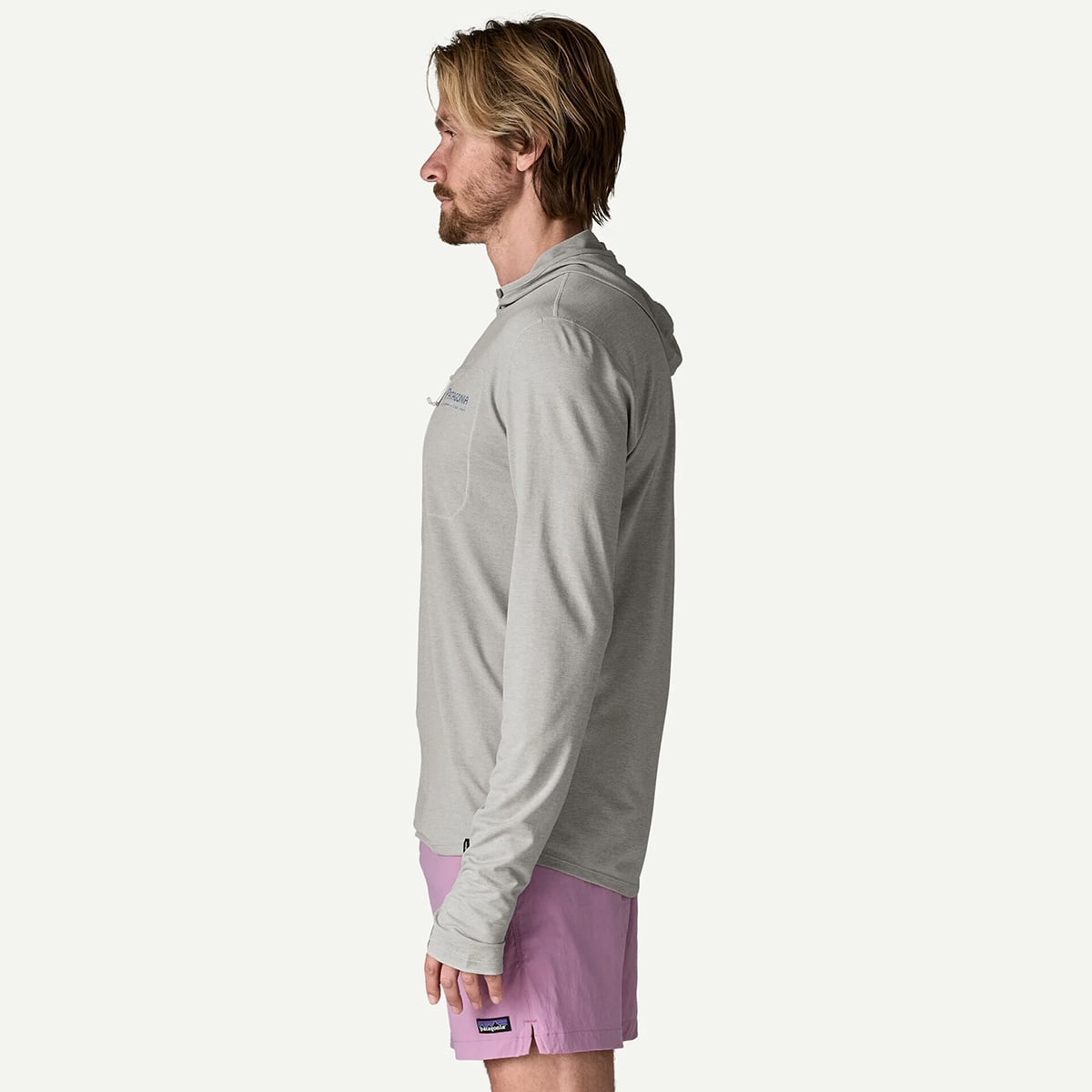 【DM便190円】Patagonia パタゴニア Men's Capilene? Cool Sun Hoody - Water People Banner メンズ・キャプリーン・クール・サン・フーディ（ウォーター・ピープル・バナー）