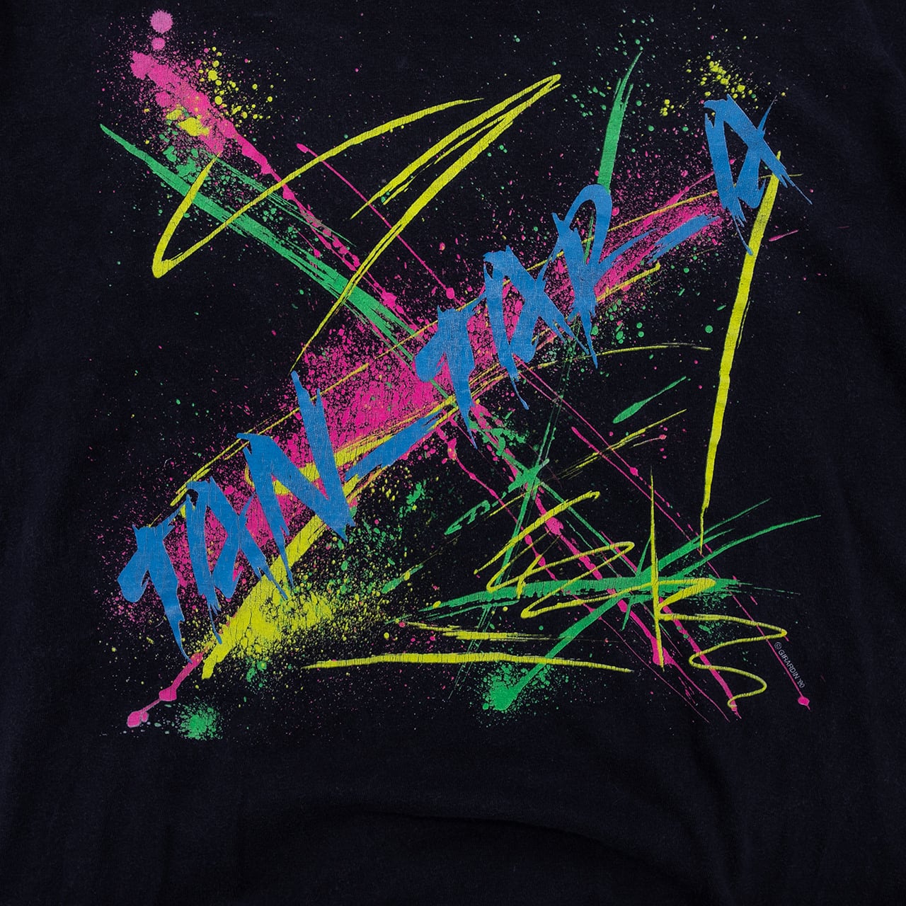 【USED】90s Girardin Sportswear Splatter Art T-Shirt USA製
