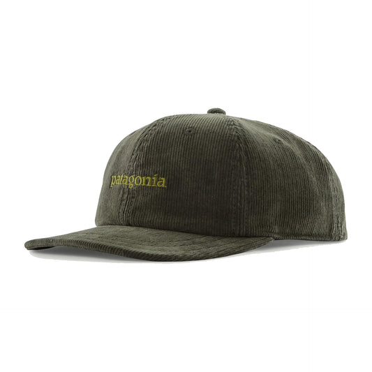 Patagonia パタゴニア Corduroy Cap コーデュロイ・キャップ Text Logo: Old Growth Green 33535