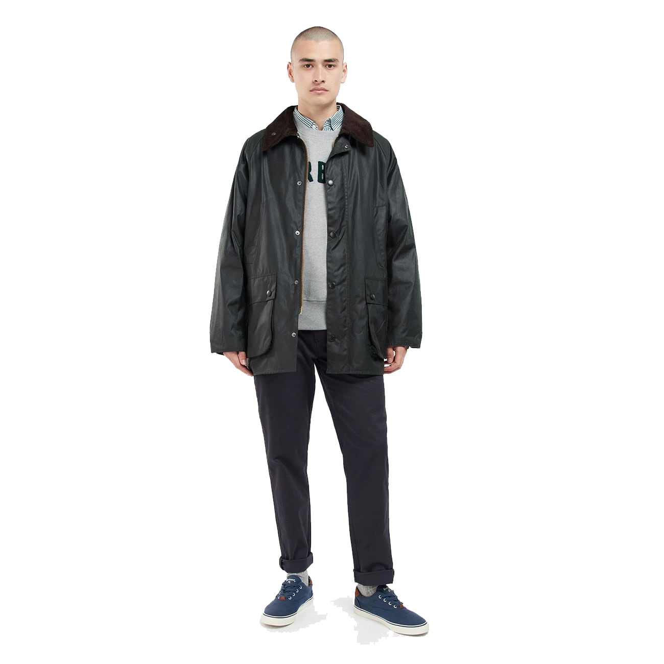 Barbour バブアー Oversized Bedale Waxed Jacket ビデイル ワックス ジャケット オーバーサイズ フィット （ユニセックス）252MWX1679
