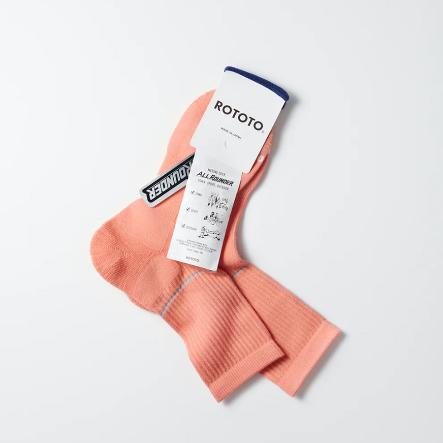 【DM便190円】ROTOTO ロトト ALLROUNDER ”MERINO CREW”  オールラウンダー メリノクルー