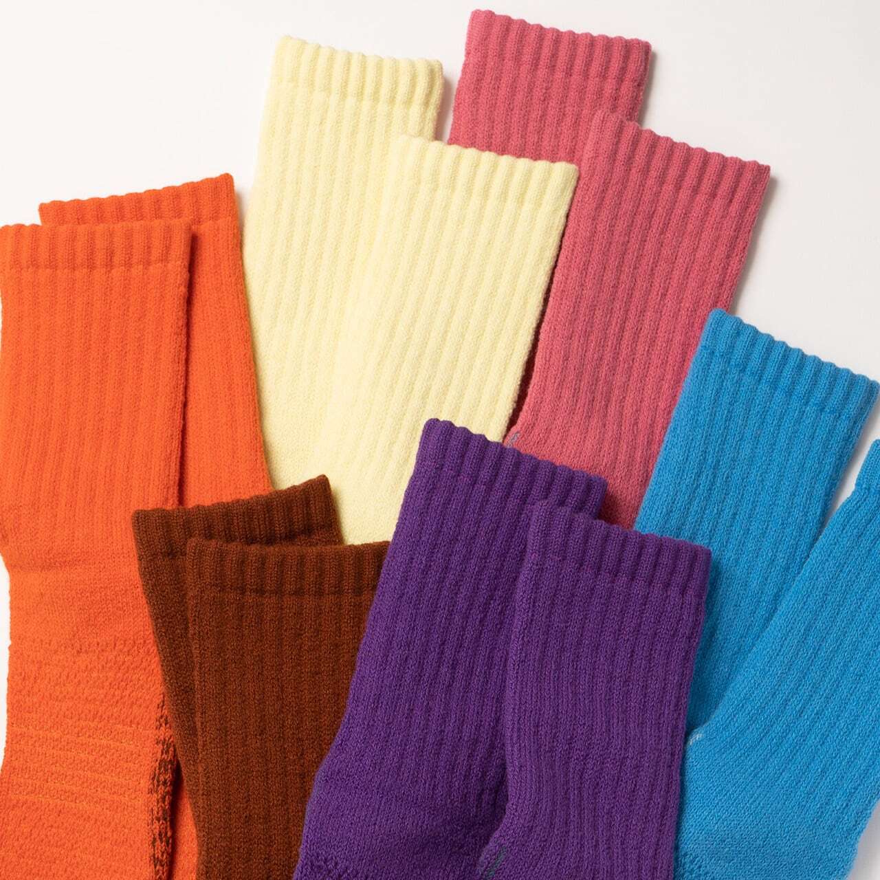【DM便190円】NODAL 84N Wool Long Socks（PailYellow） ウールロングソックス NDY09