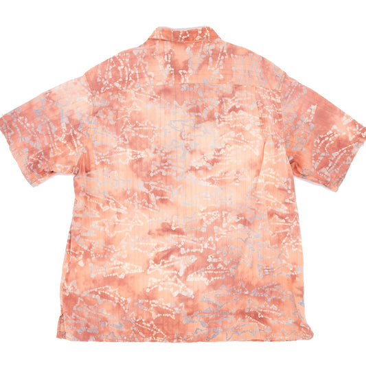 【USED】90s Columbia Fish Camouflage All-Over Print Short Sleeve Shirt コロンビア 魚柄カモフラージュ 総柄 半袖シャツ