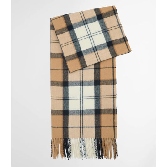 Barbour バブアー Hailes Tartan Scarf Hessian Navy Tartan ヘイルズ タータンチェックスカーフ LSC0426