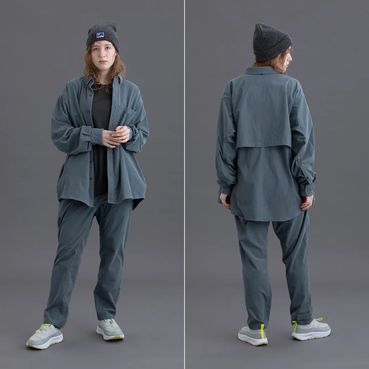 PAPER SKY ペーパースカイ HIKE&BIKE CAVE CORDUROY BIG SHIRT ハイク＆バイク ケイブ コーデュロイ ビッグシャツ
