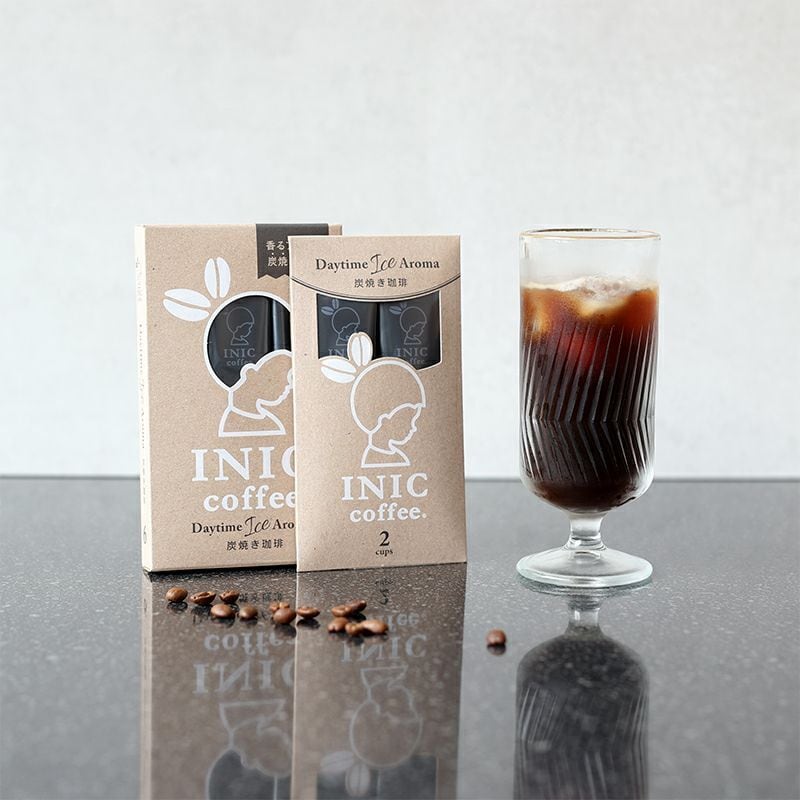 【DM便190円】INIC coffee イニックコーヒー テ?イタイムアイスアロマ炭焼き珈琲2カッフ?ス