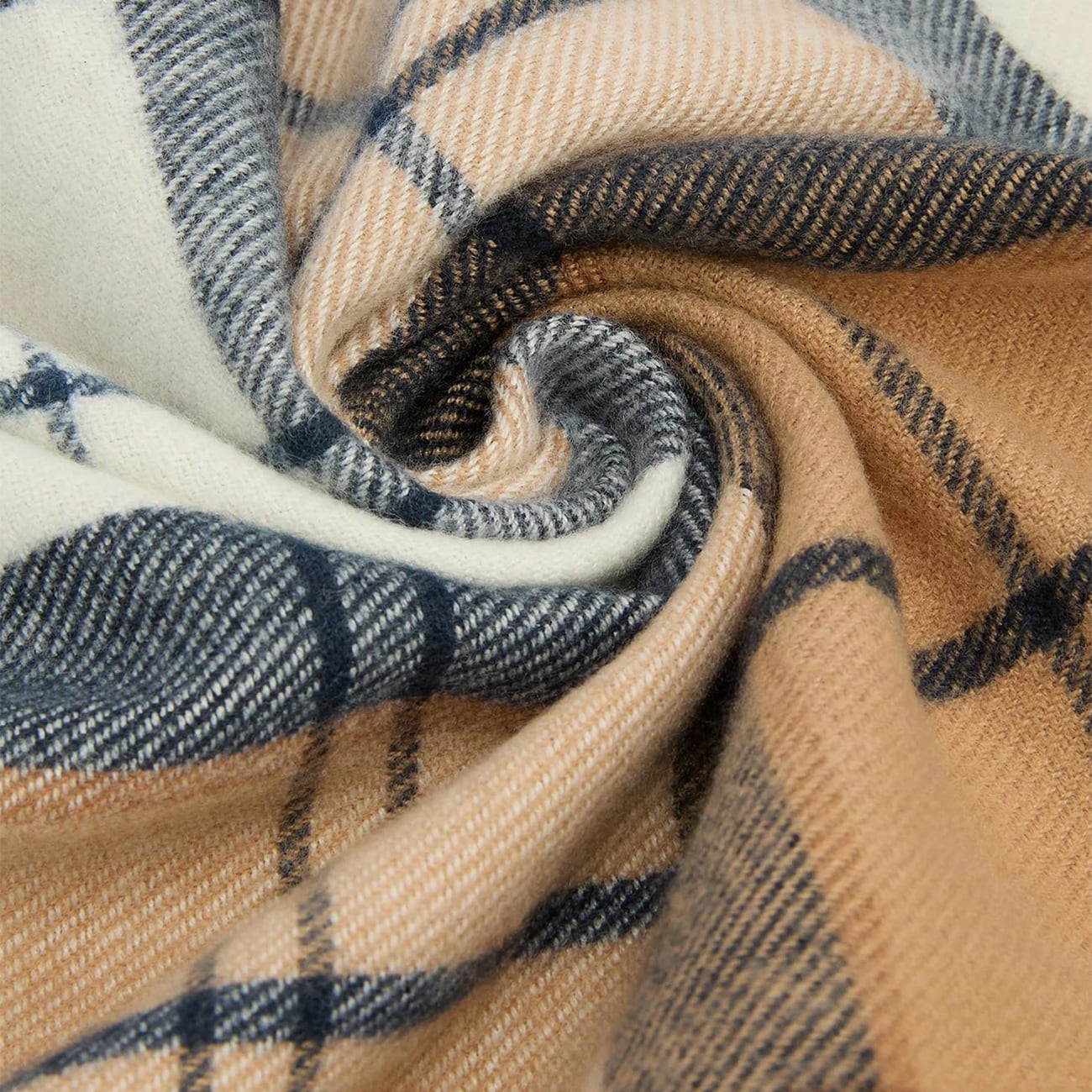 Barbour バブアー Hailes Tartan Scarf Hessian Navy Tartan ヘイルズ タータンチェックスカーフ LSC0426